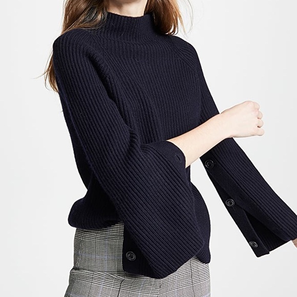 Vince Sweaters - New $365 Vince Button Wool Cashmere Sweater Size S